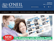 Tablet Screenshot of oneilpracticeresources.com